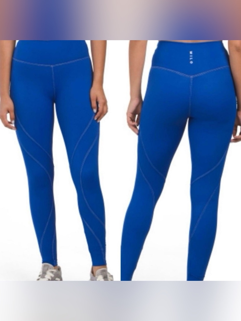 Willow Royal Blue High-Waist Active Leggings size small